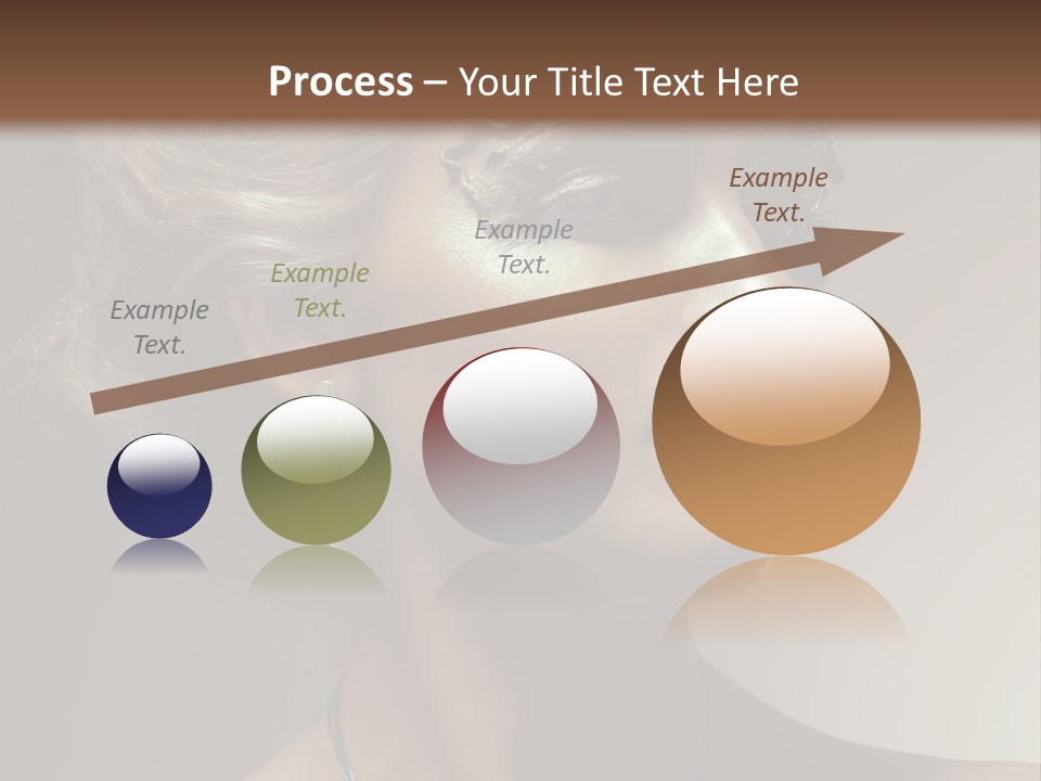 Face Neck Woman PowerPoint Template