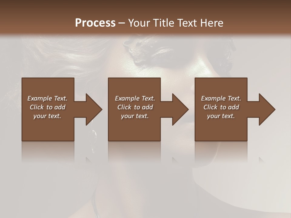 Face Neck Woman PowerPoint Template