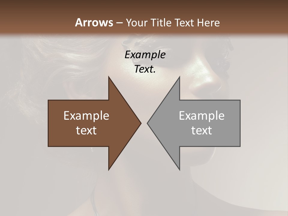 Face Neck Woman PowerPoint Template