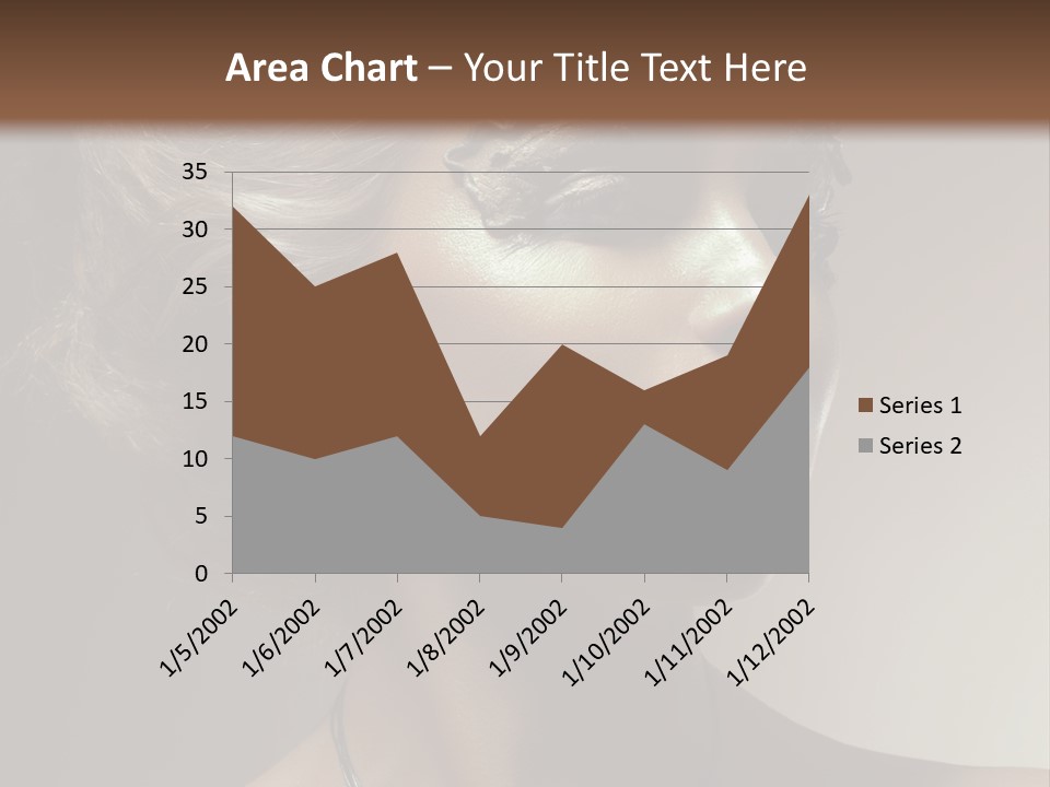 Face Neck Woman PowerPoint Template