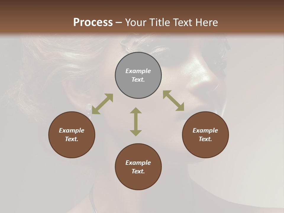 Face Neck Woman PowerPoint Template