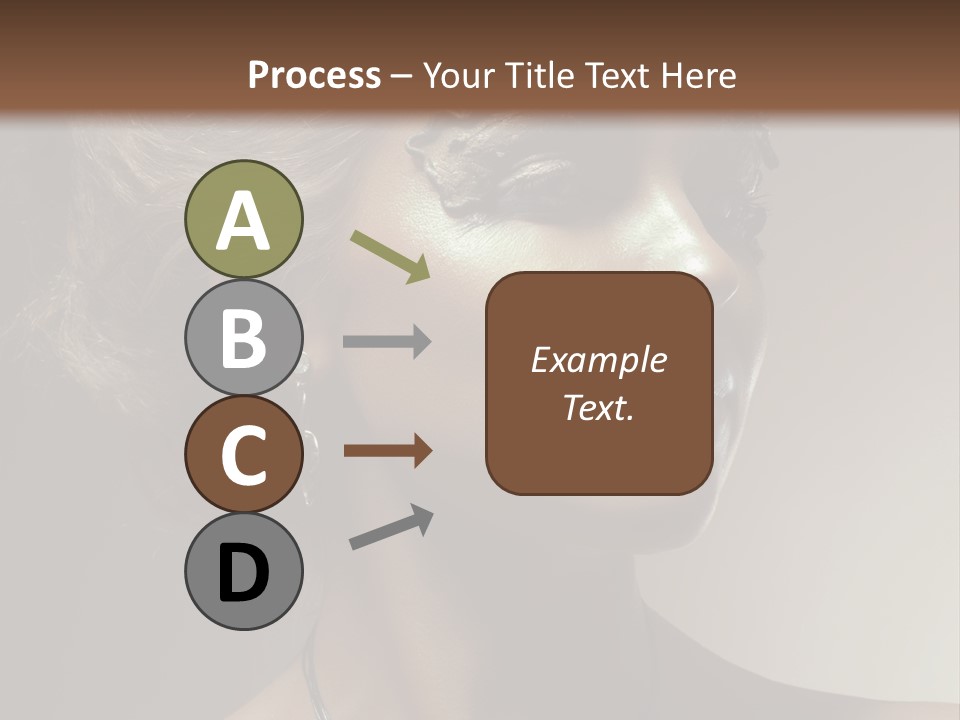 Face Neck Woman PowerPoint Template