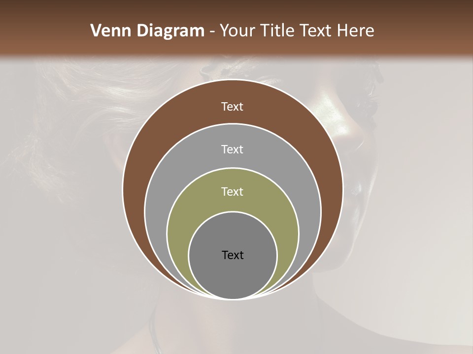 Face Neck Woman PowerPoint Template