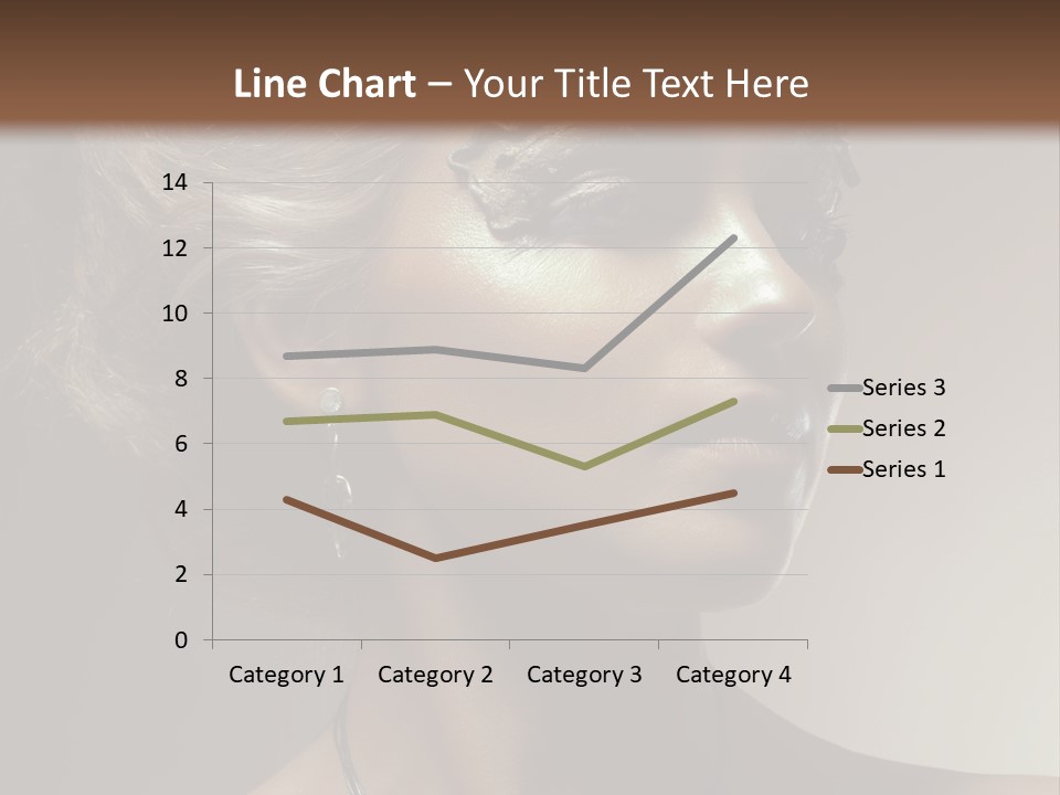 Face Neck Woman PowerPoint Template
