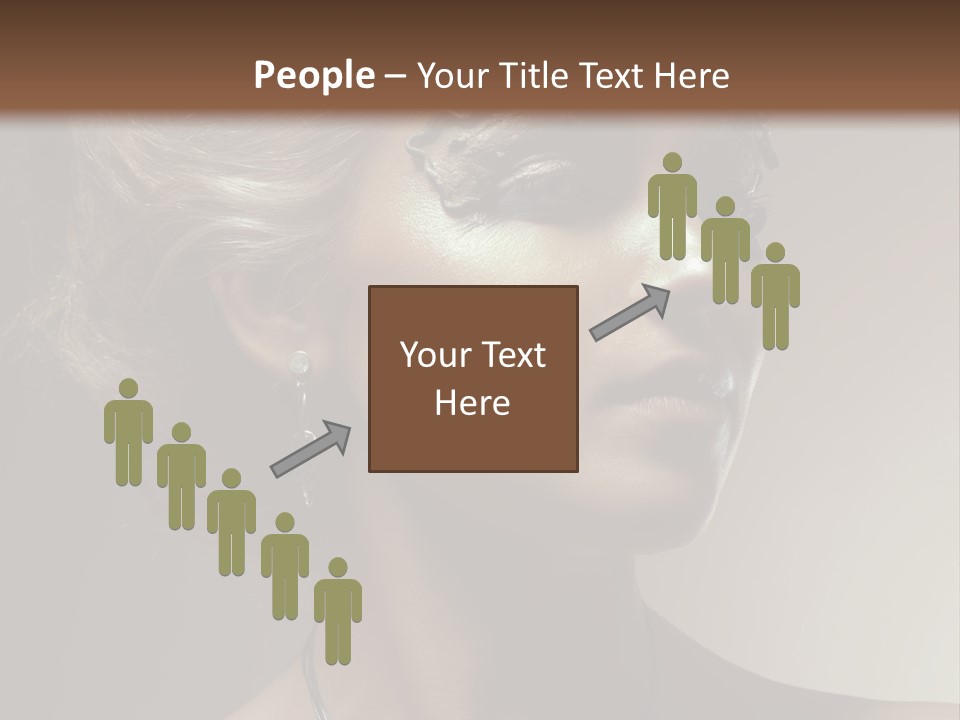 Face Neck Woman PowerPoint Template