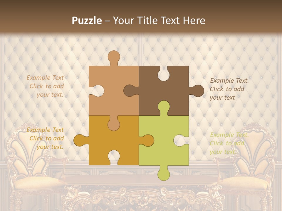 Luxury Interior Pattern PowerPoint Template