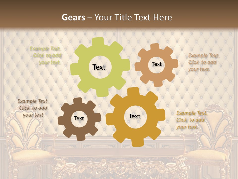 Luxury Interior Pattern PowerPoint Template