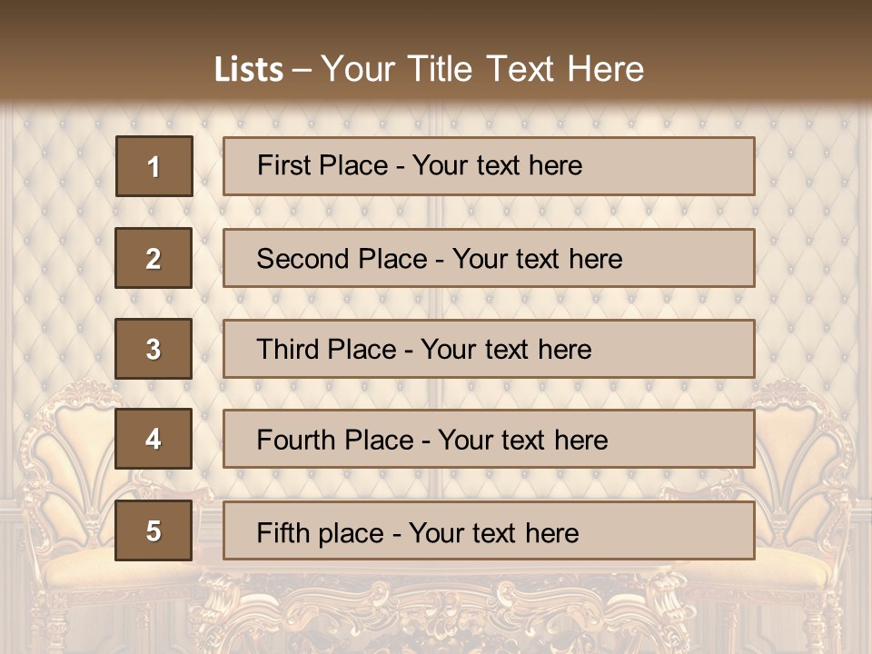 Luxury Interior Pattern PowerPoint Template
