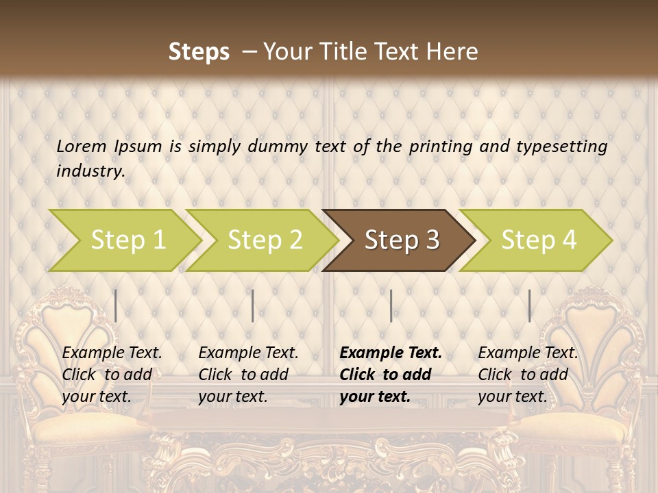 Luxury Interior Pattern PowerPoint Template