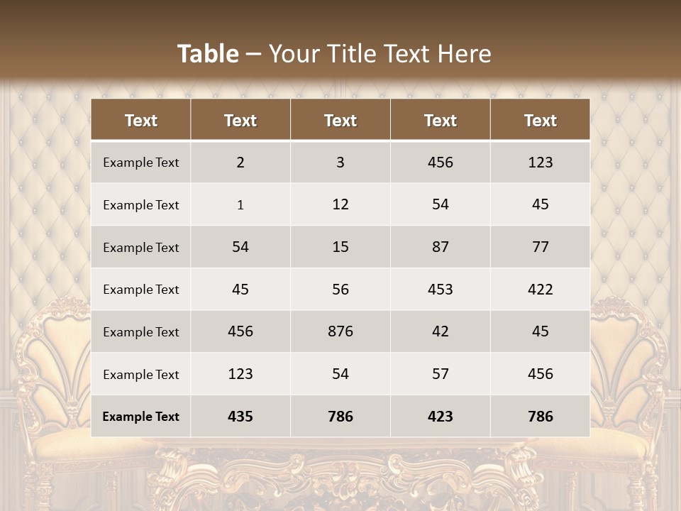 Luxury Interior Pattern PowerPoint Template