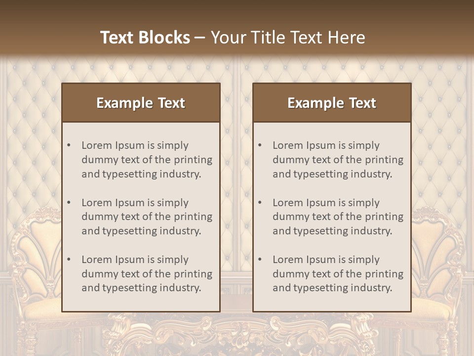 Luxury Interior Pattern PowerPoint Template