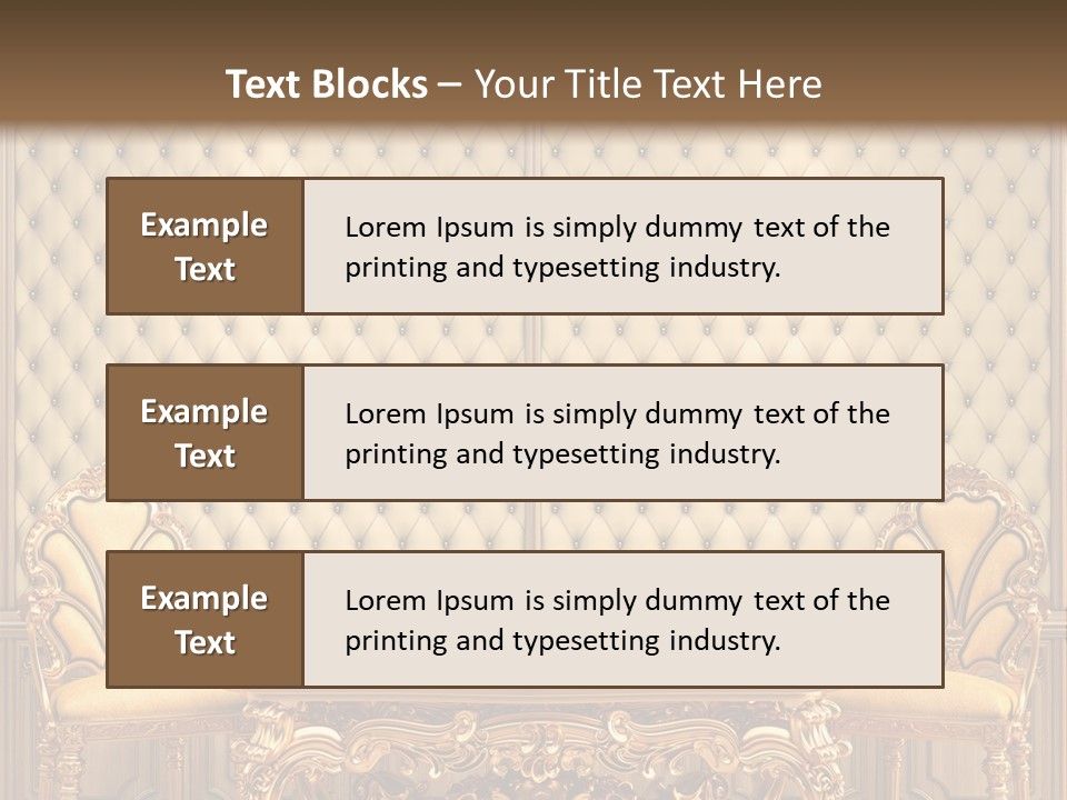 Luxury Interior Pattern PowerPoint Template