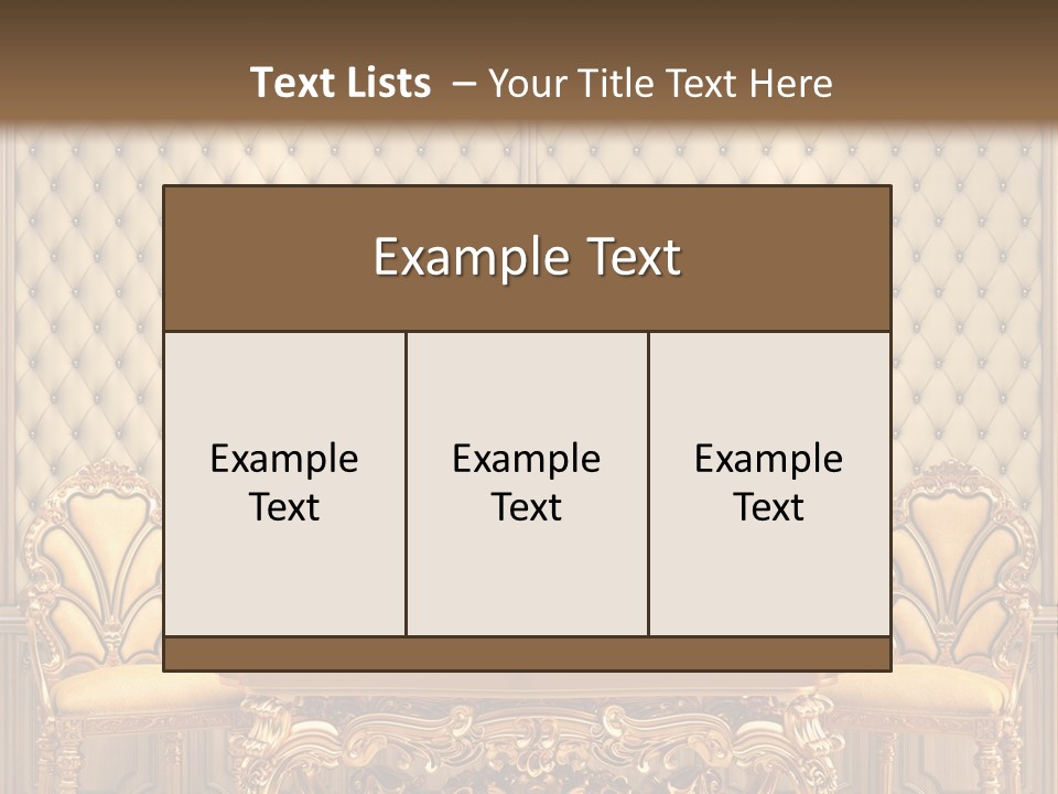 Luxury Interior Pattern PowerPoint Template