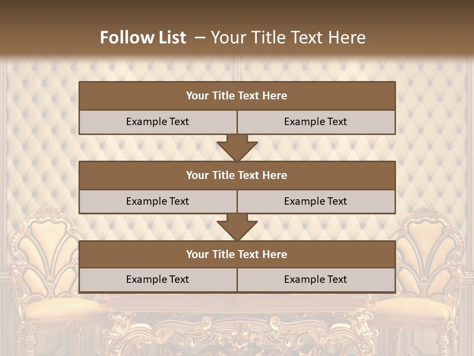 Luxury Interior Pattern PowerPoint Template