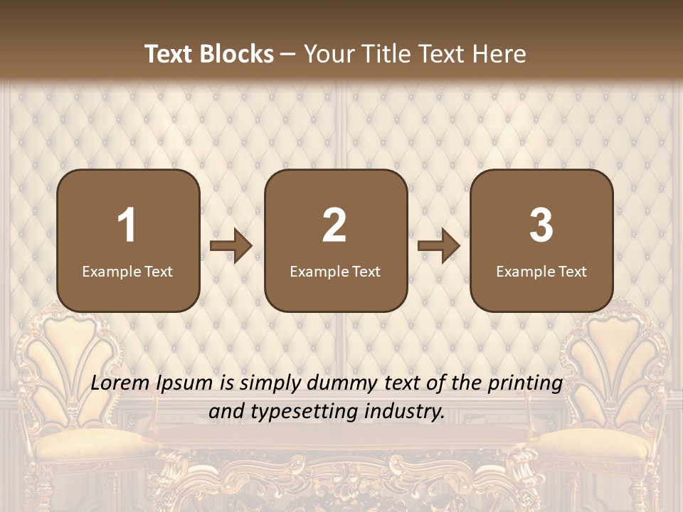 Luxury Interior Pattern PowerPoint Template