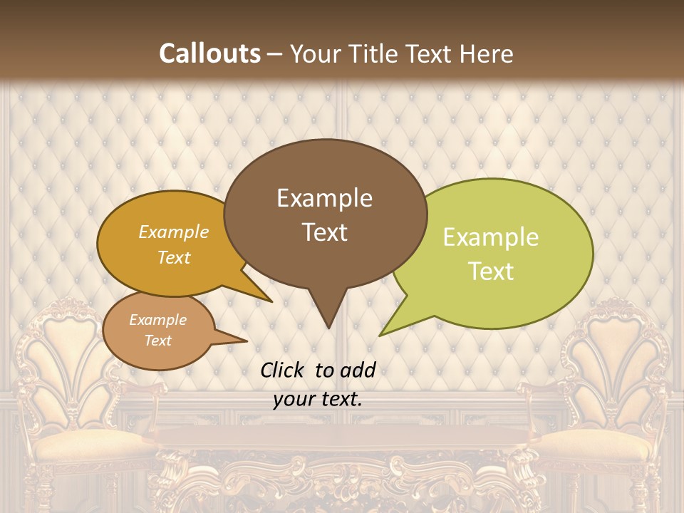 Luxury Interior Pattern PowerPoint Template