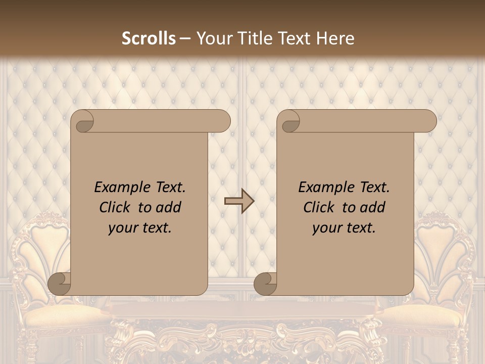 Luxury Interior Pattern PowerPoint Template