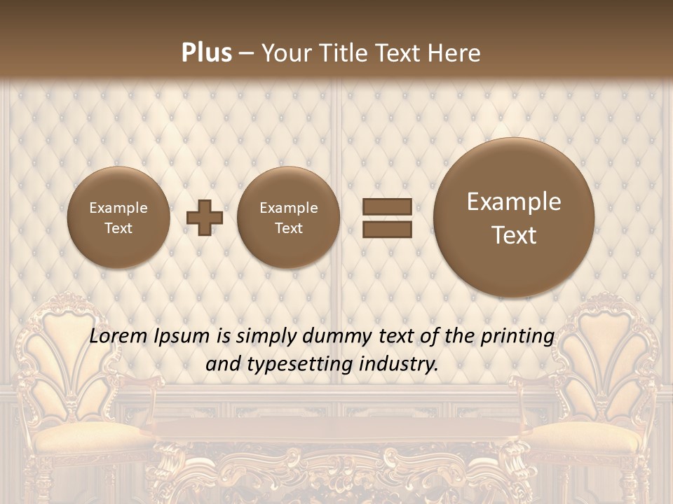 Luxury Interior Pattern PowerPoint Template