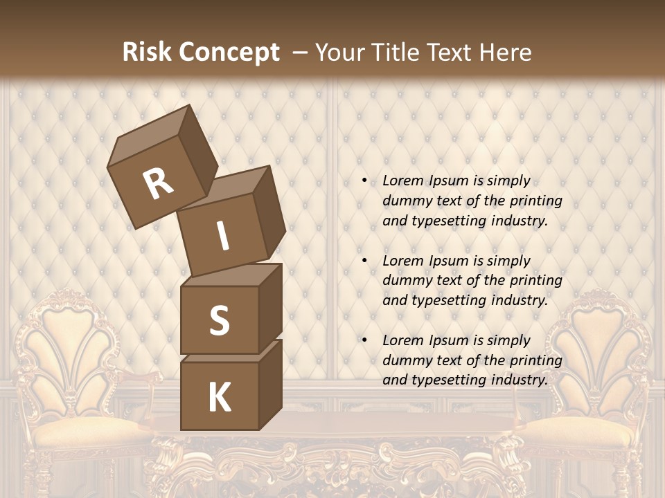 Luxury Interior Pattern PowerPoint Template