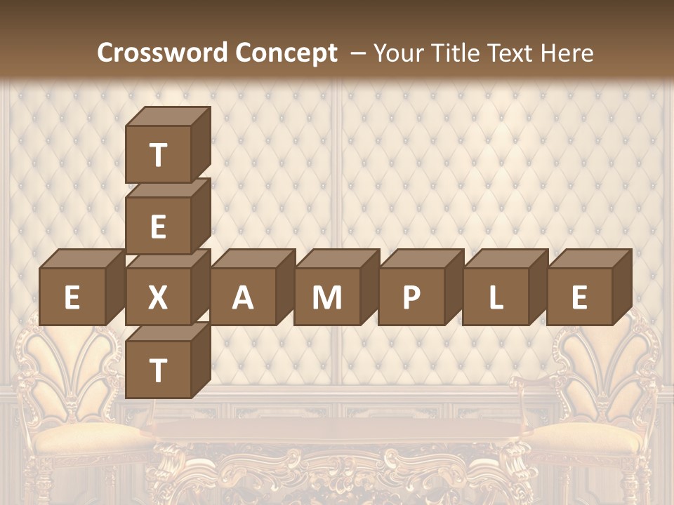 Luxury Interior Pattern PowerPoint Template