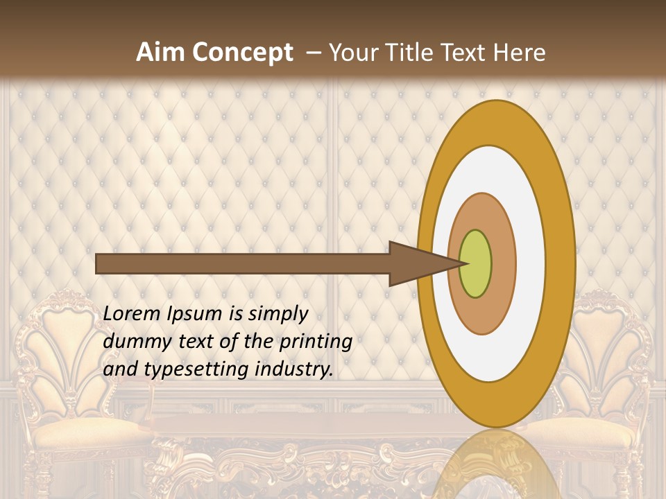 Luxury Interior Pattern PowerPoint Template