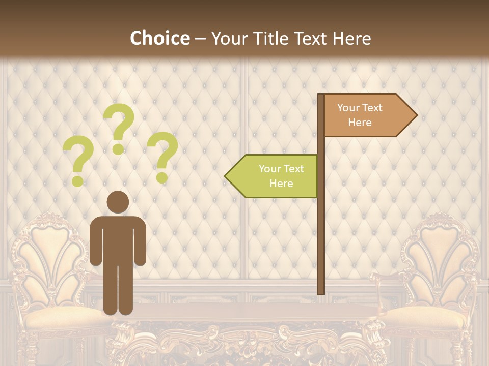 Luxury Interior Pattern PowerPoint Template