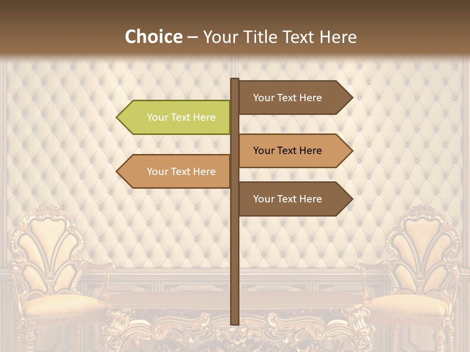 Luxury Interior Pattern PowerPoint Template