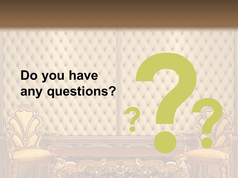 Luxury Interior Pattern PowerPoint Template