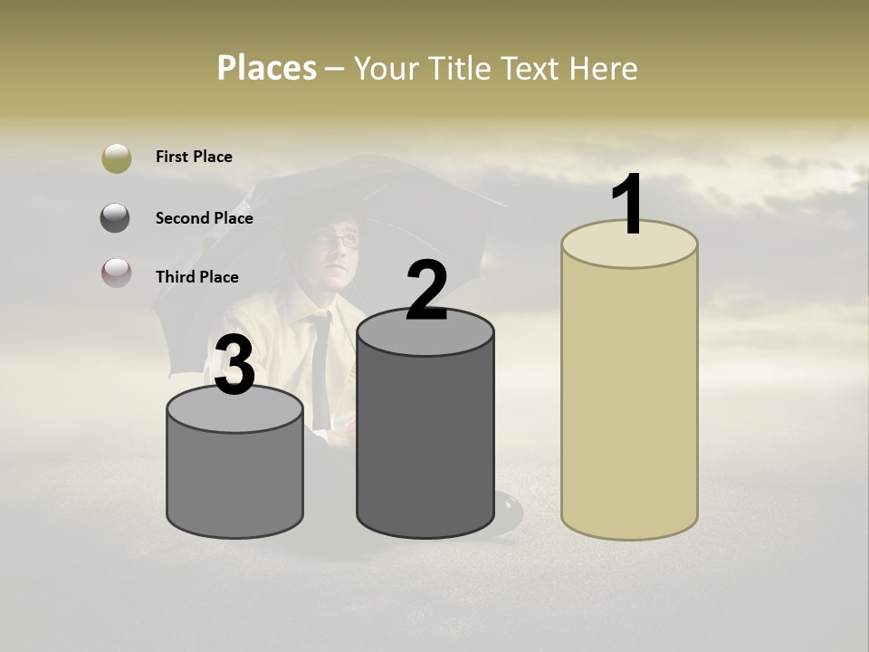 Desert Rain Career PowerPoint Template