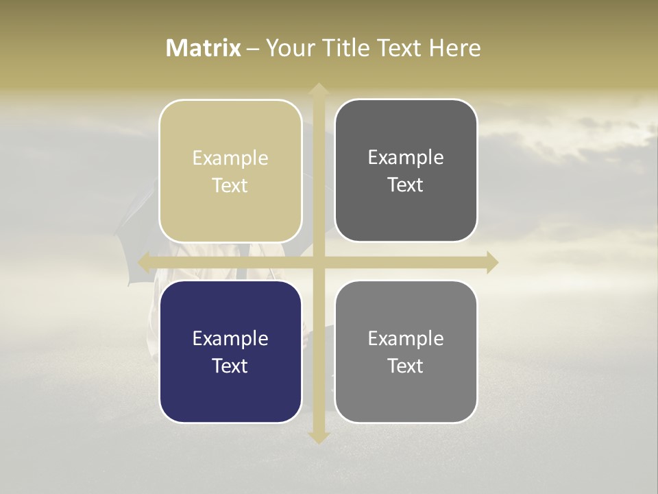 Desert Rain Career PowerPoint Template