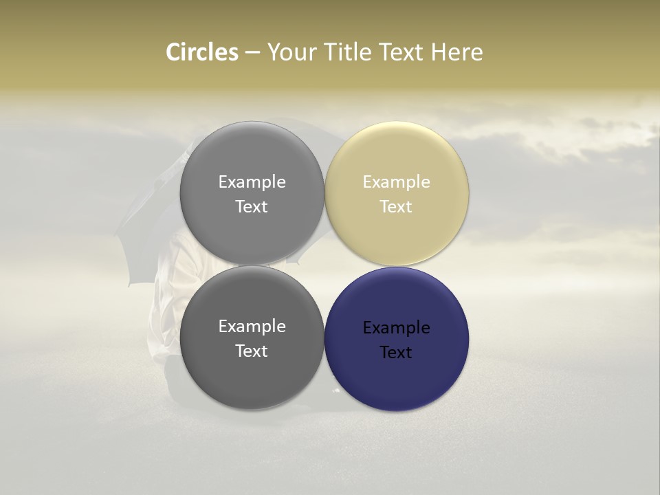 Desert Rain Career PowerPoint Template