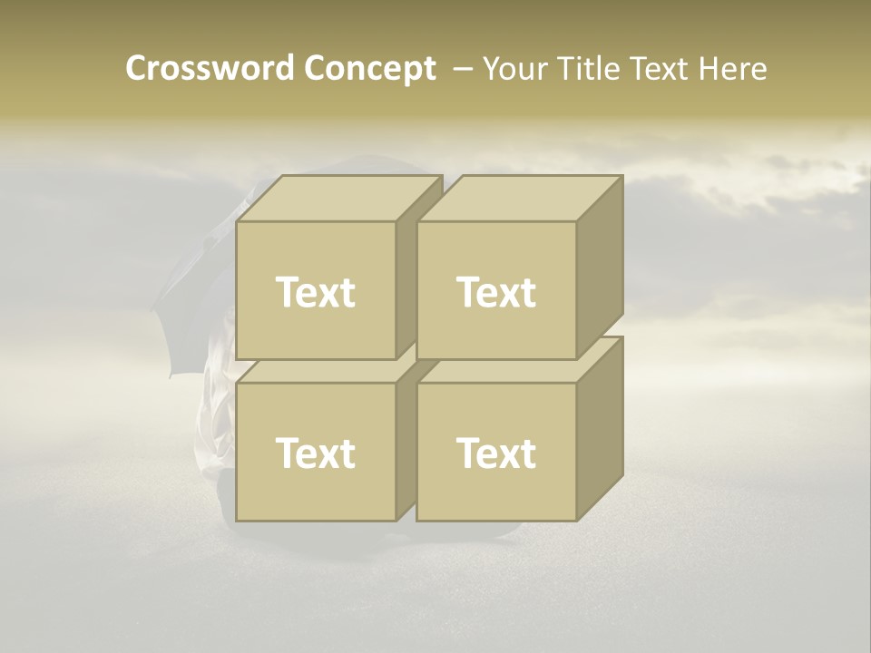 Desert Rain Career PowerPoint Template