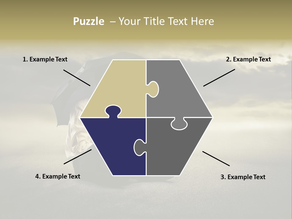 Desert Rain Career PowerPoint Template