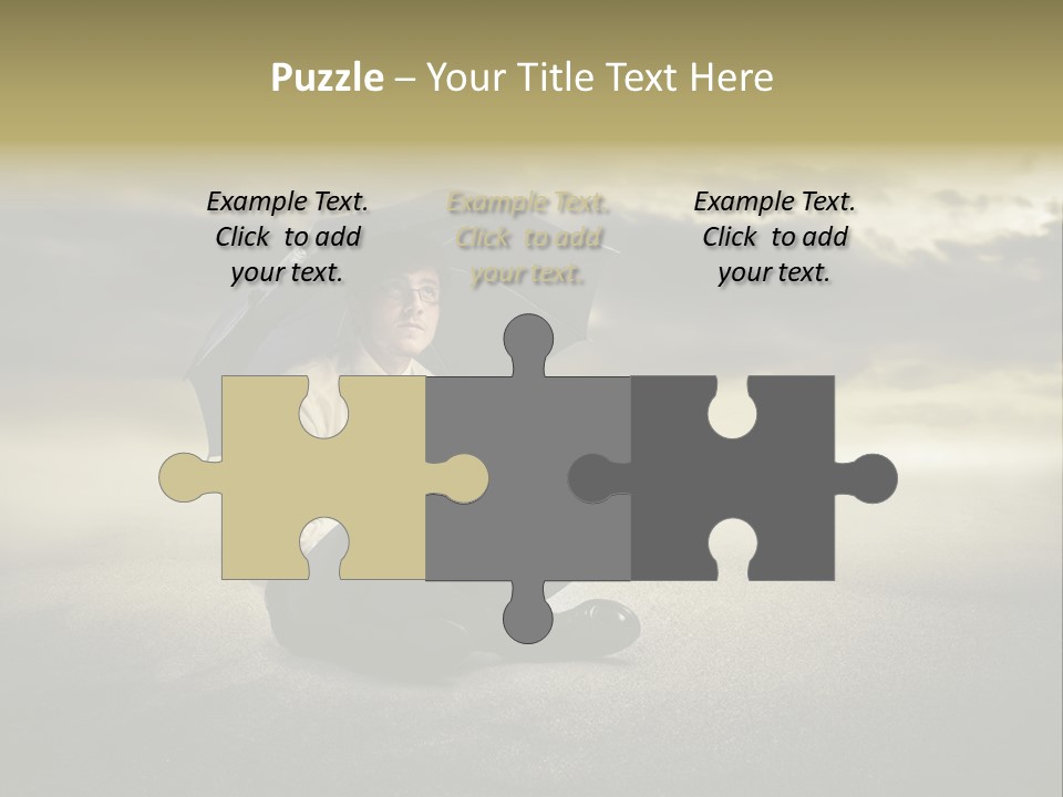 Desert Rain Career PowerPoint Template