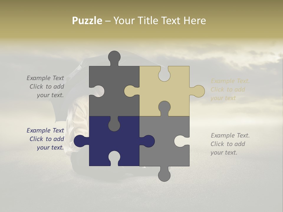 Desert Rain Career PowerPoint Template