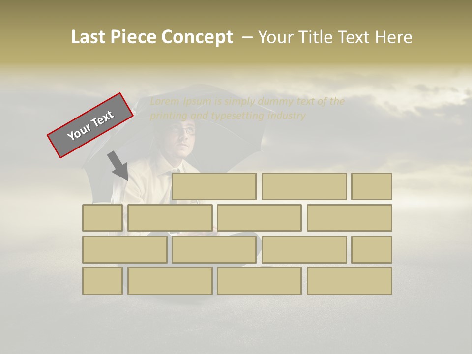 Desert Rain Career PowerPoint Template