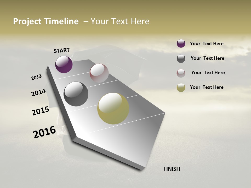 Desert Rain Career PowerPoint Template
