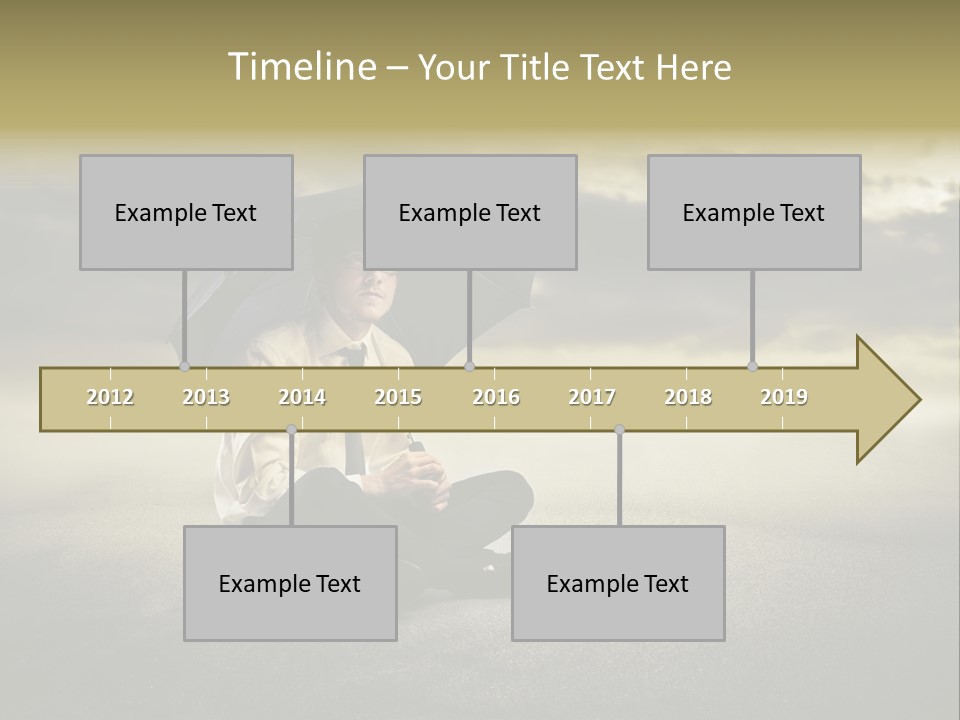 Desert Rain Career PowerPoint Template