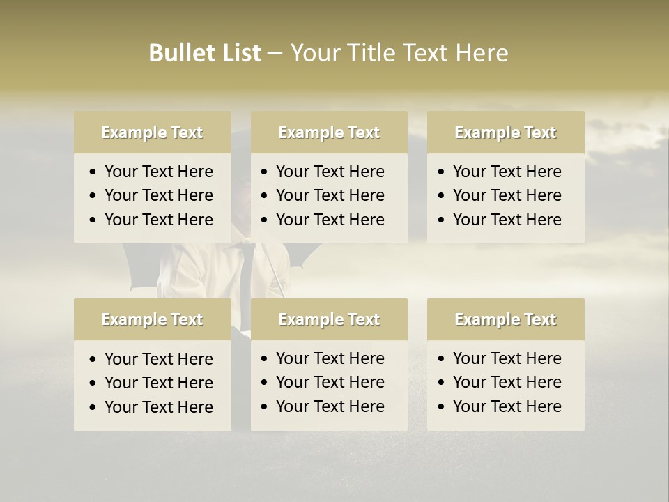 Desert Rain Career PowerPoint Template