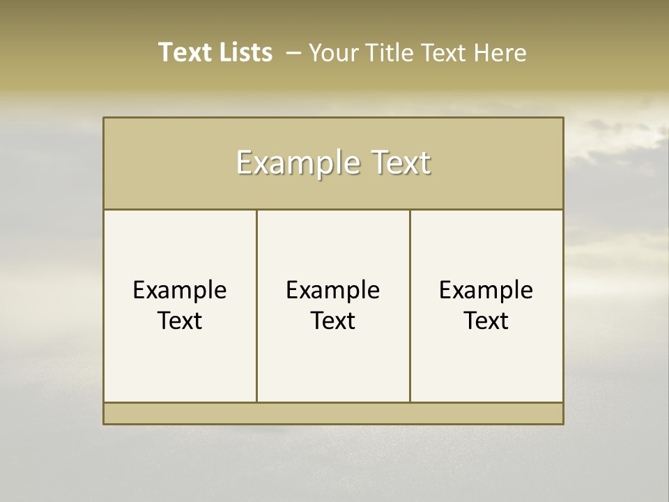 Desert Rain Career PowerPoint Template