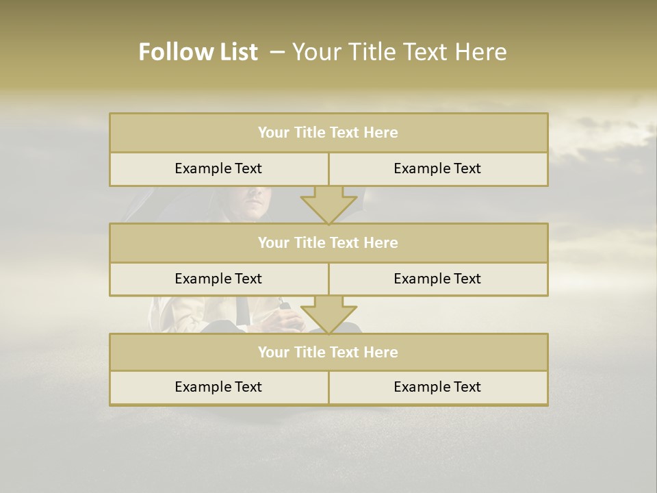 Desert Rain Career PowerPoint Template