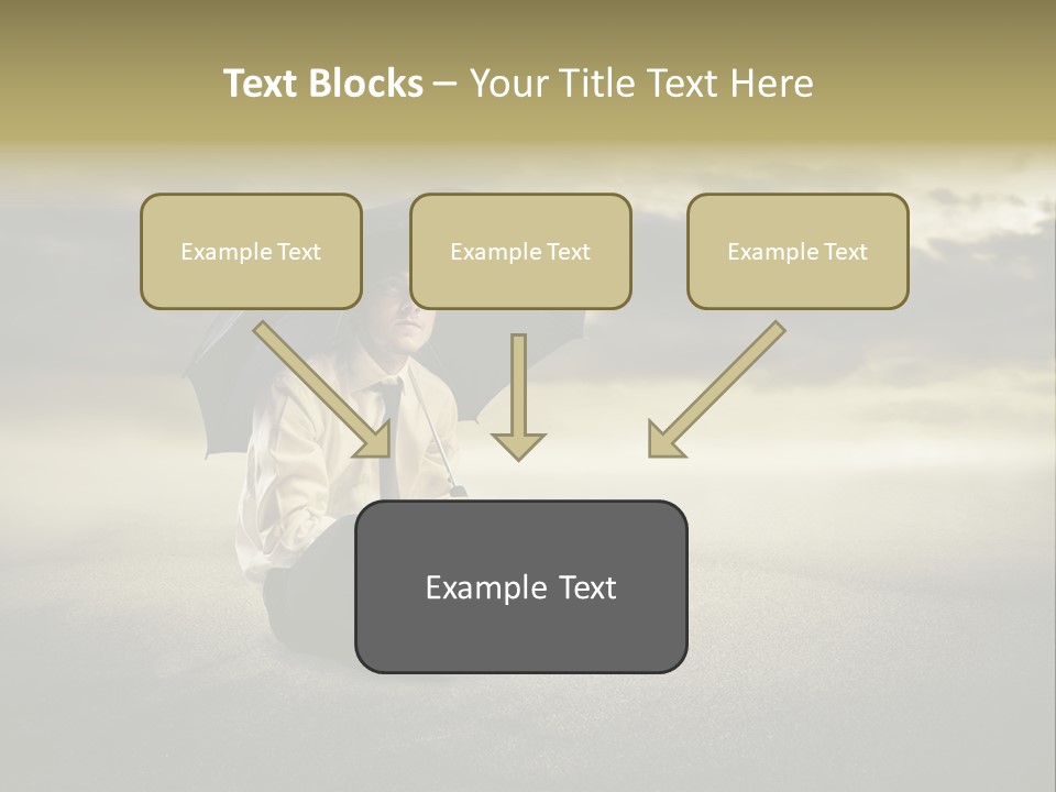 Desert Rain Career PowerPoint Template