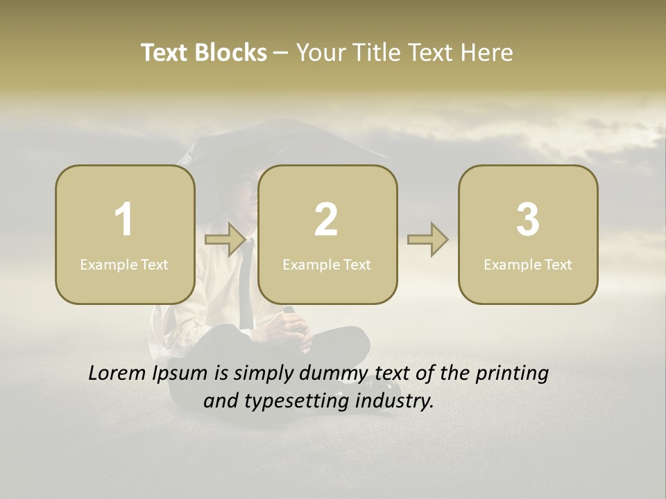 Desert Rain Career PowerPoint Template
