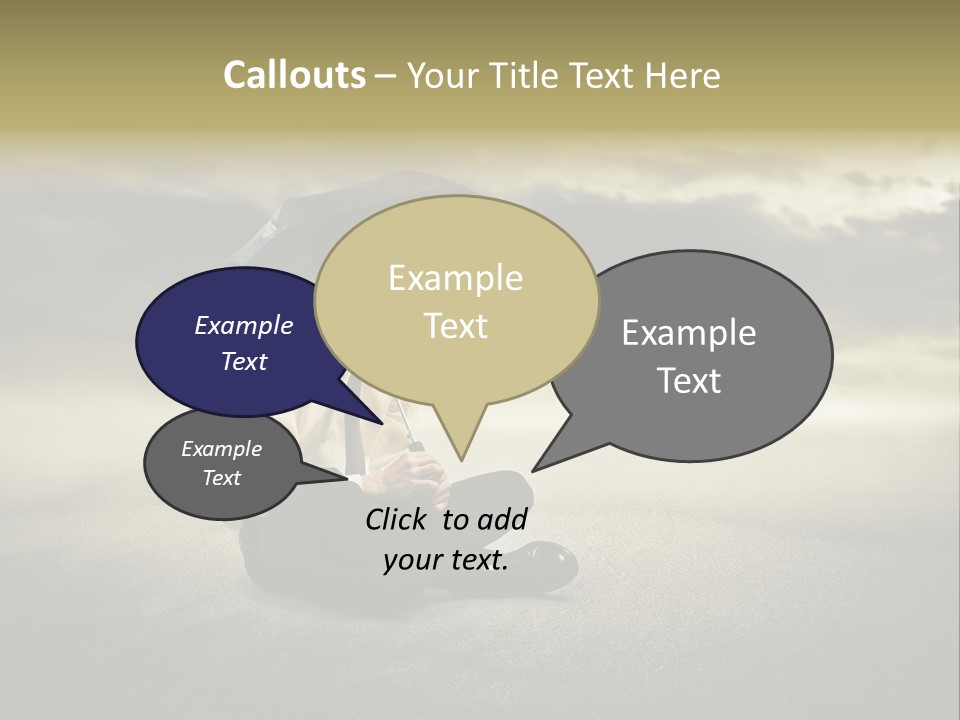 Desert Rain Career PowerPoint Template
