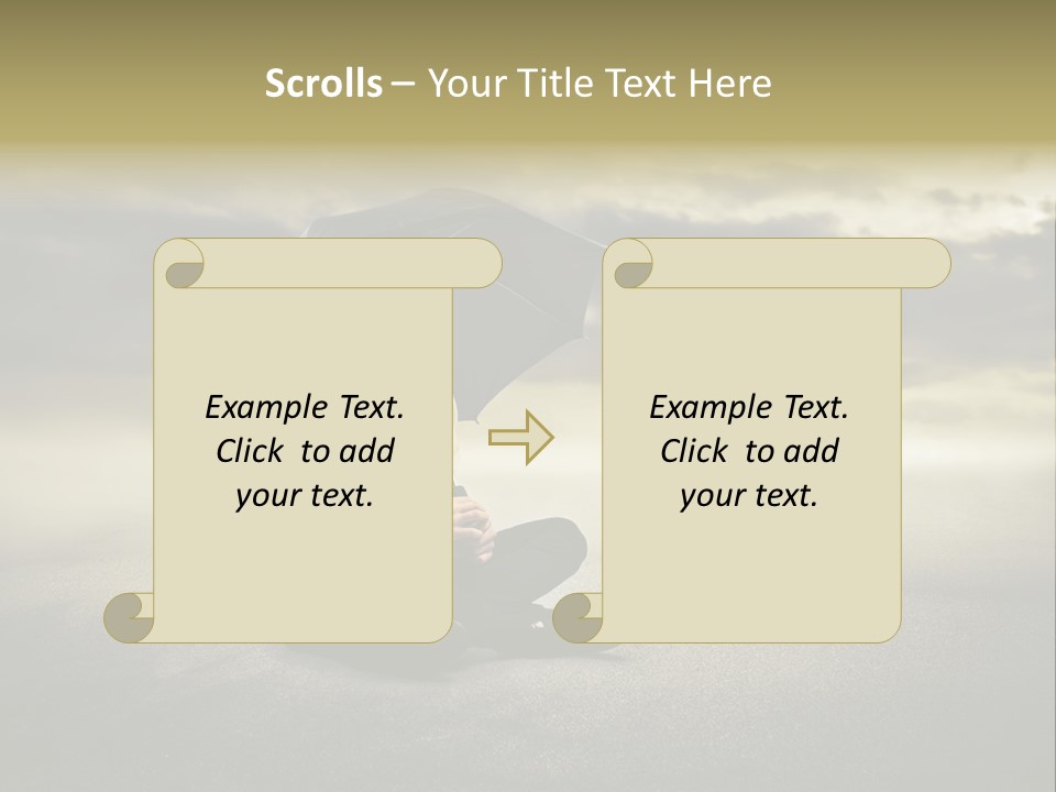 Desert Rain Career PowerPoint Template