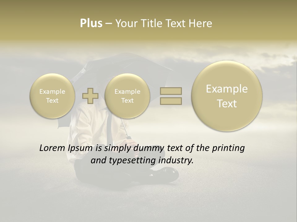Desert Rain Career PowerPoint Template