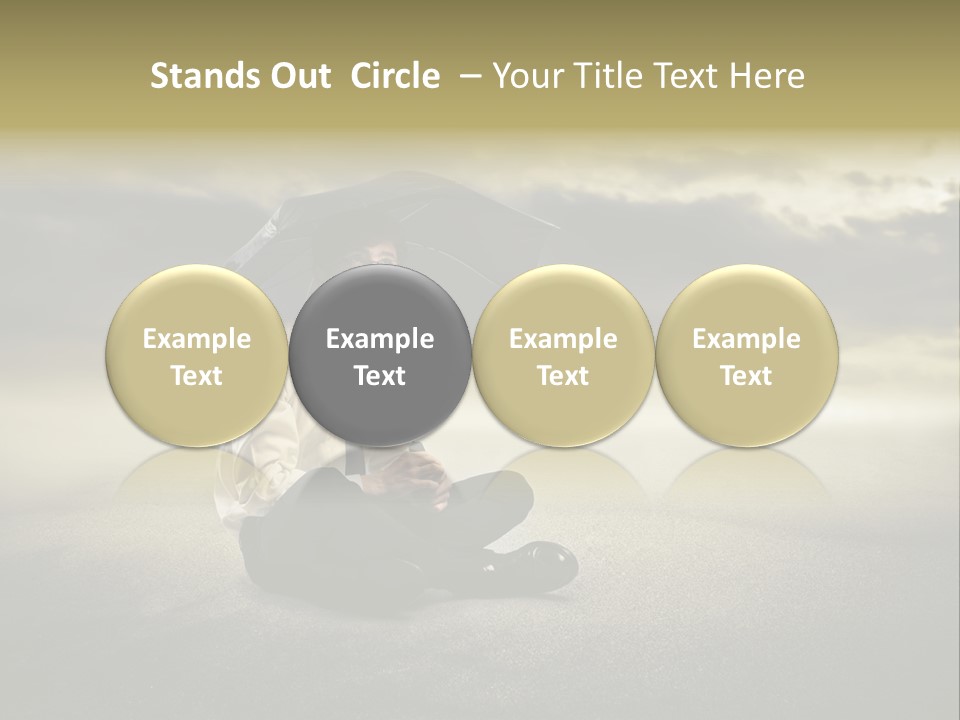 Desert Rain Career PowerPoint Template