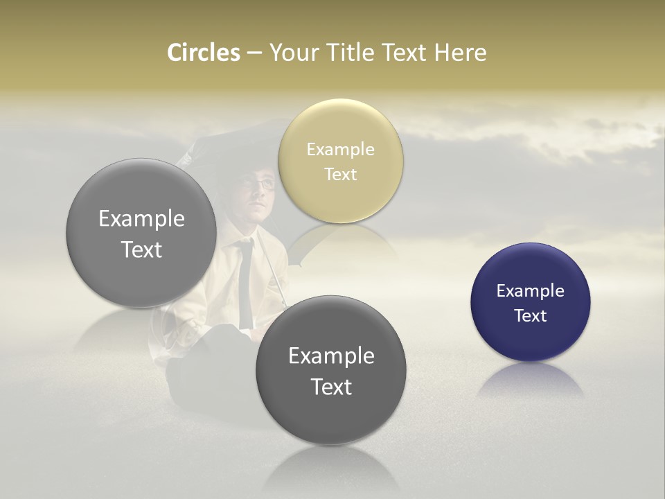 Desert Rain Career PowerPoint Template