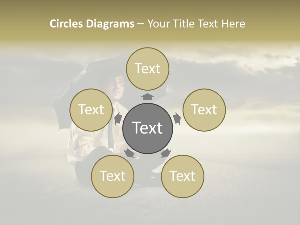 Desert Rain Career PowerPoint Template