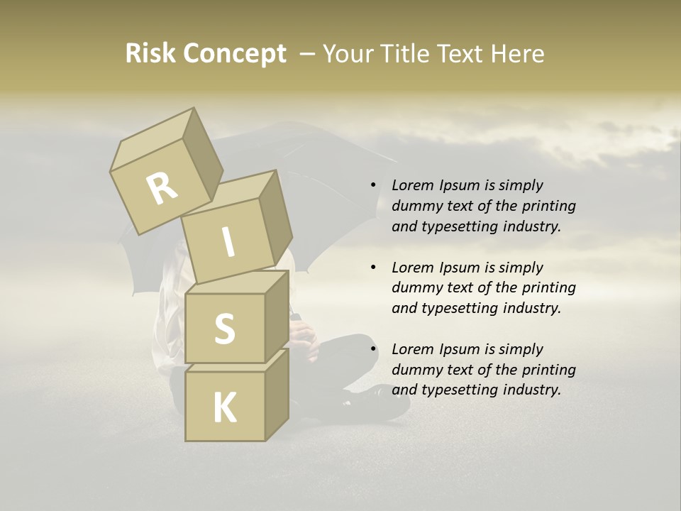 Desert Rain Career PowerPoint Template
